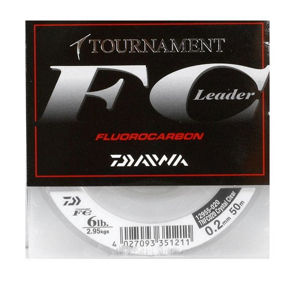 Леска Daiwa Tournament fluorocarbon 50м 0.20мм - фото 1