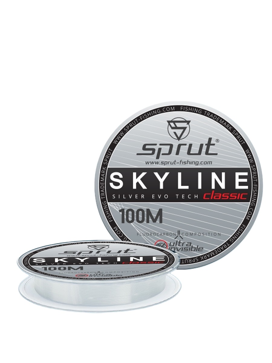 Леска Sprut SKYLINE Classic Silver 0,335мм 10,15кг 100м  - фото 1