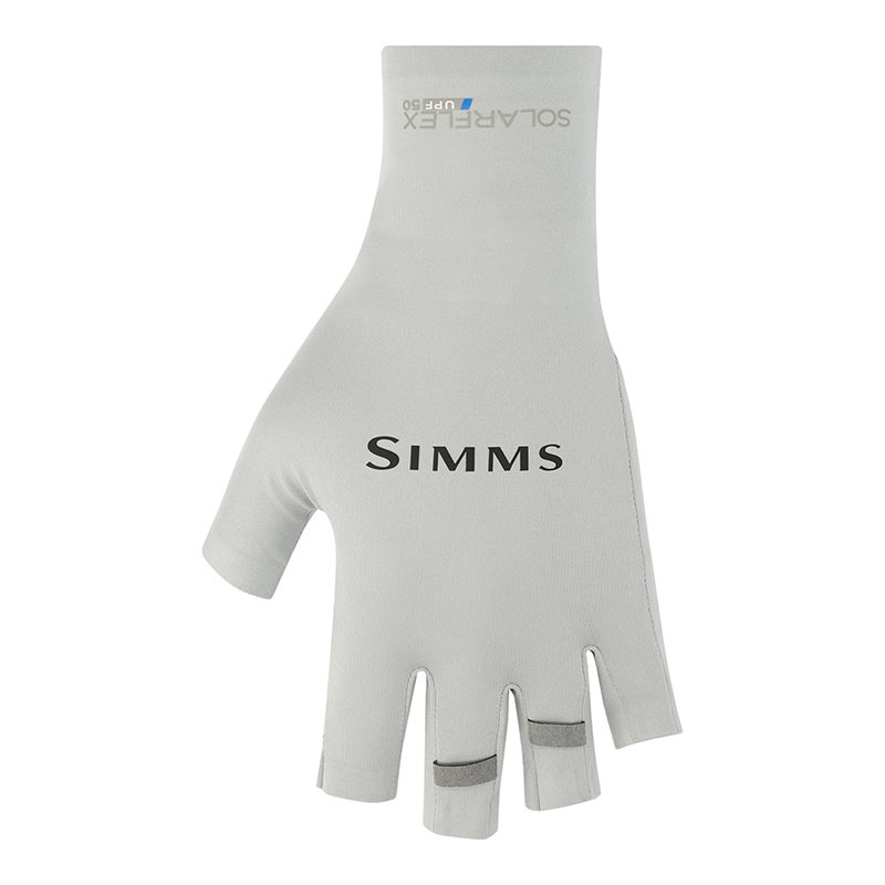 Перчатки Simms SolarFlex Half-Finger SunGlove Sterling  - фото 1