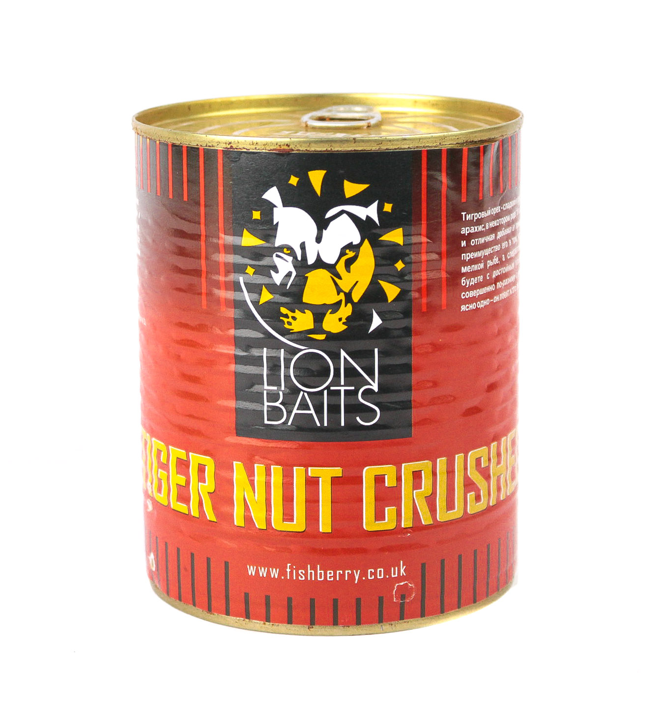 Консервированная зерновая смесь Lion Baits тигровый дробленый орех 900мл - фото 1