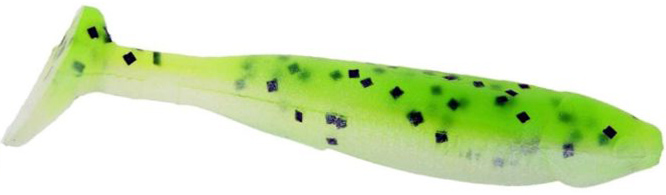 Приманка Bass Assassin Crappie Dapper 2&quot; Chartreuse Pepper Shad - фото 1