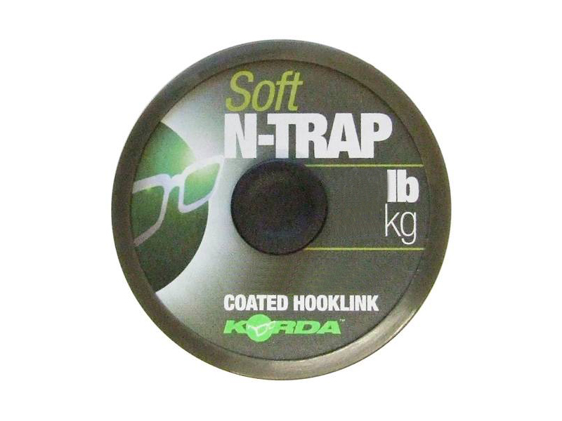 Поводочный материал Korda N Trap soft weedy green 30lbs - фото 1