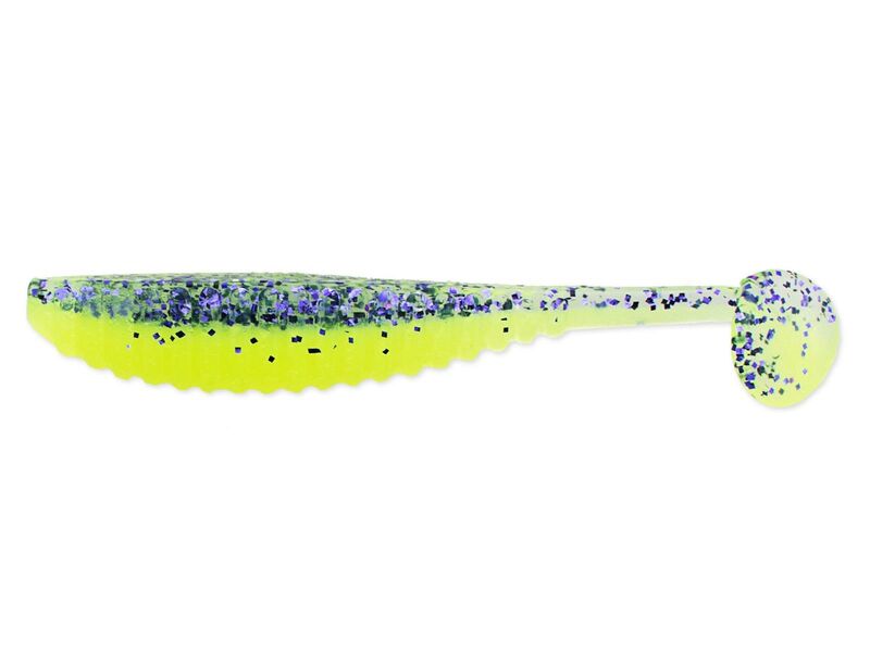 Приманка Reins 3,5&quot; S-Cape Shad Purple Chartreuse BA-Edition - фото 1