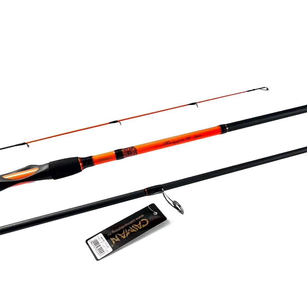 Спиннинг Caiman Fuego II solid 802L 2-8lb 2,45м 3-14гр 211030 - фото 1