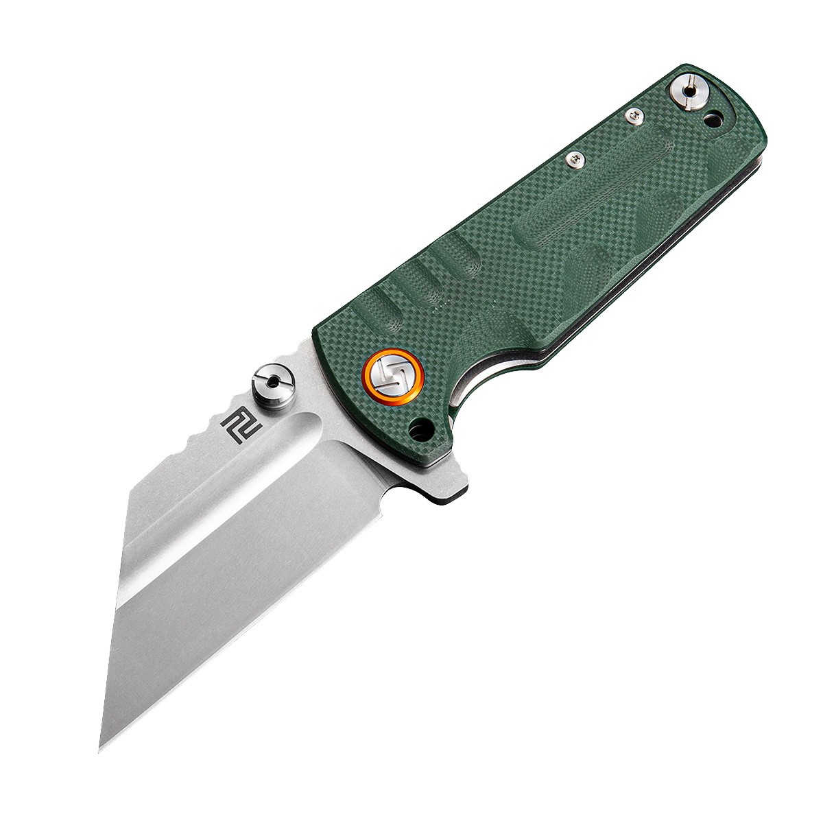 Нож Artisan Cutlery Proponent складной рукоять зеленый G10 сталь D2 - фото 1