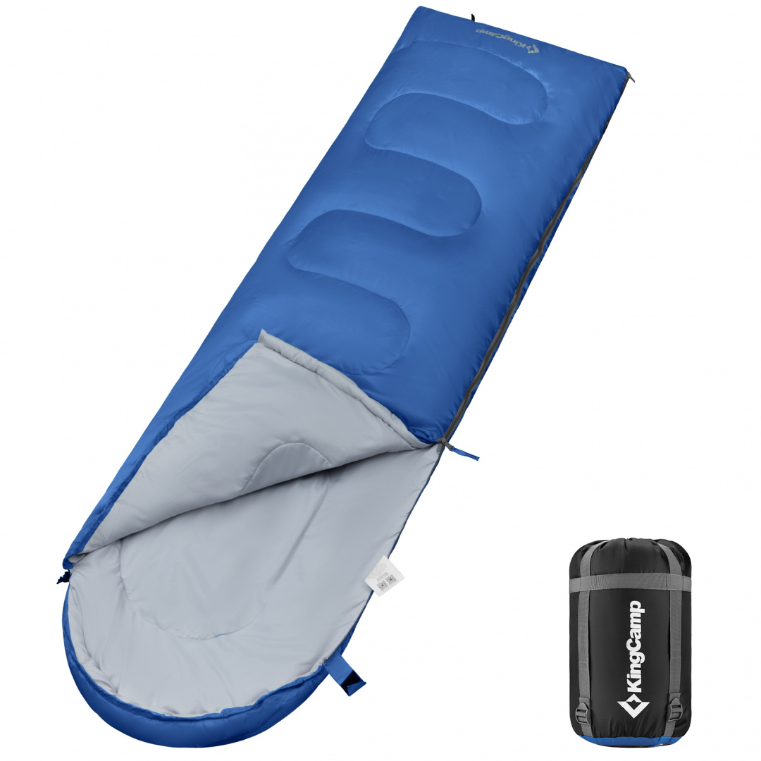 Спальный мешок King Camp Protector 600 -21C зелёный левый - фото 1