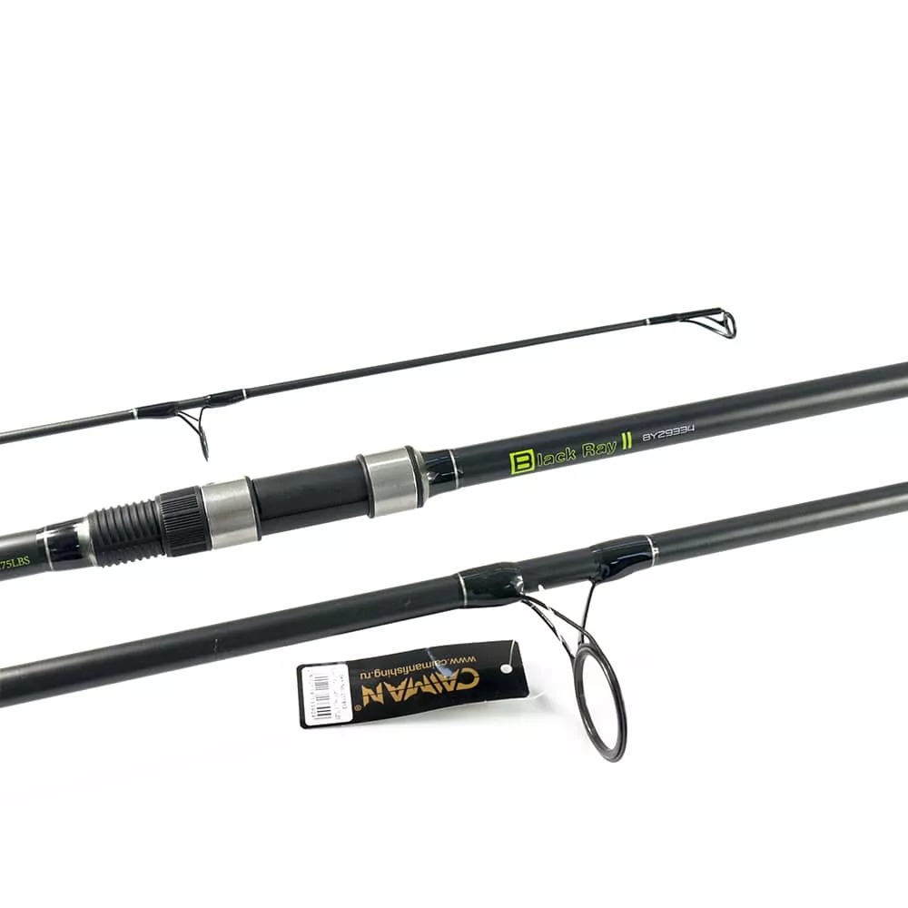 Удилище  Caiman Black Ray II Carp BY39334 3,9m-3,75lbs 3pcs 211811 - фото 1