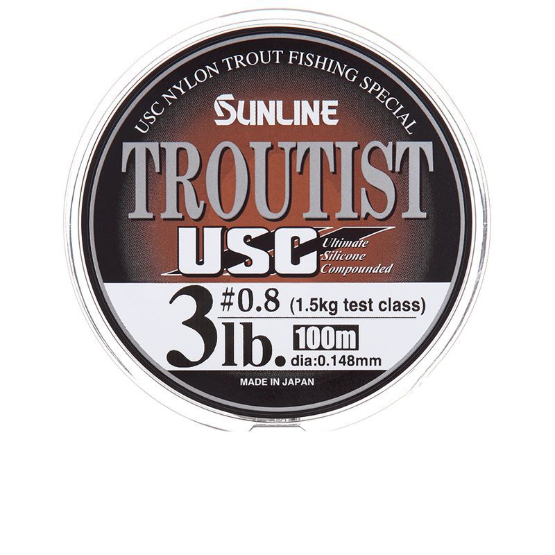 Леска Sunline Troutist USC 100м 0,8/0,148мм 3lbs - фото 1