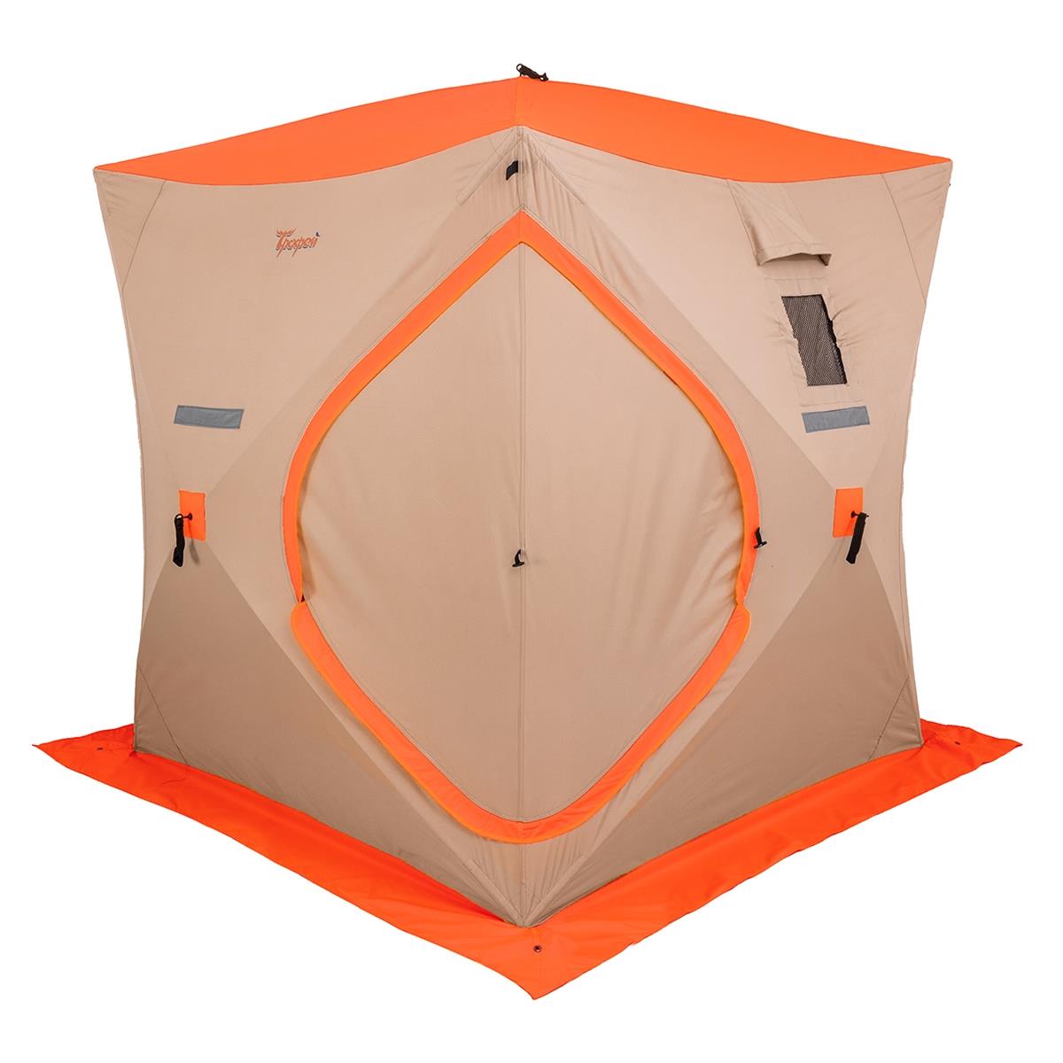 МП Палатка зимняя Куб 1,8х1,8 Oxford 300D PU 1000 (T-412-M) Трофей - фото 1