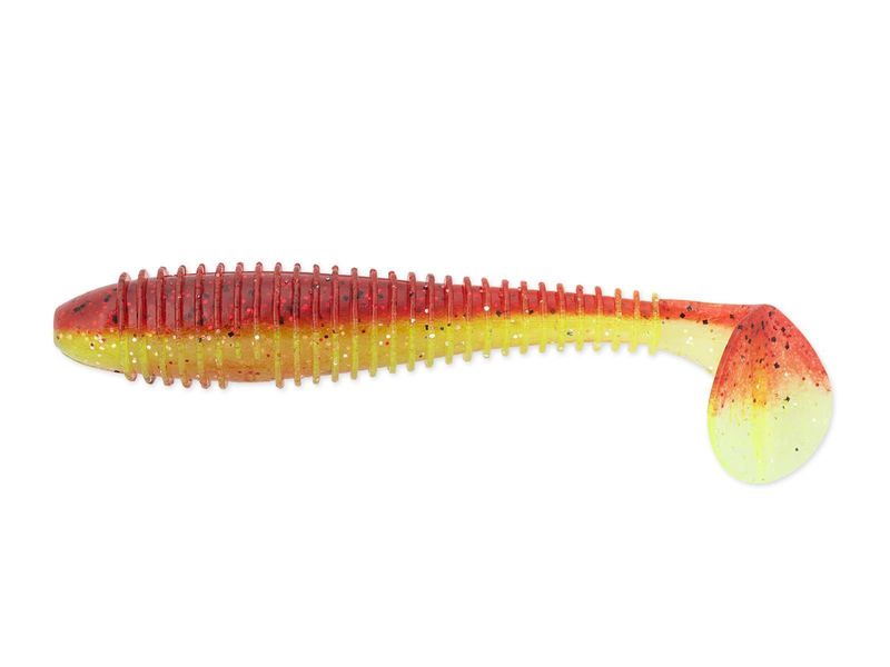 Приманка Keitech 3,3" FAT Swing Impact - Chartreuse Silver Red - фото 1