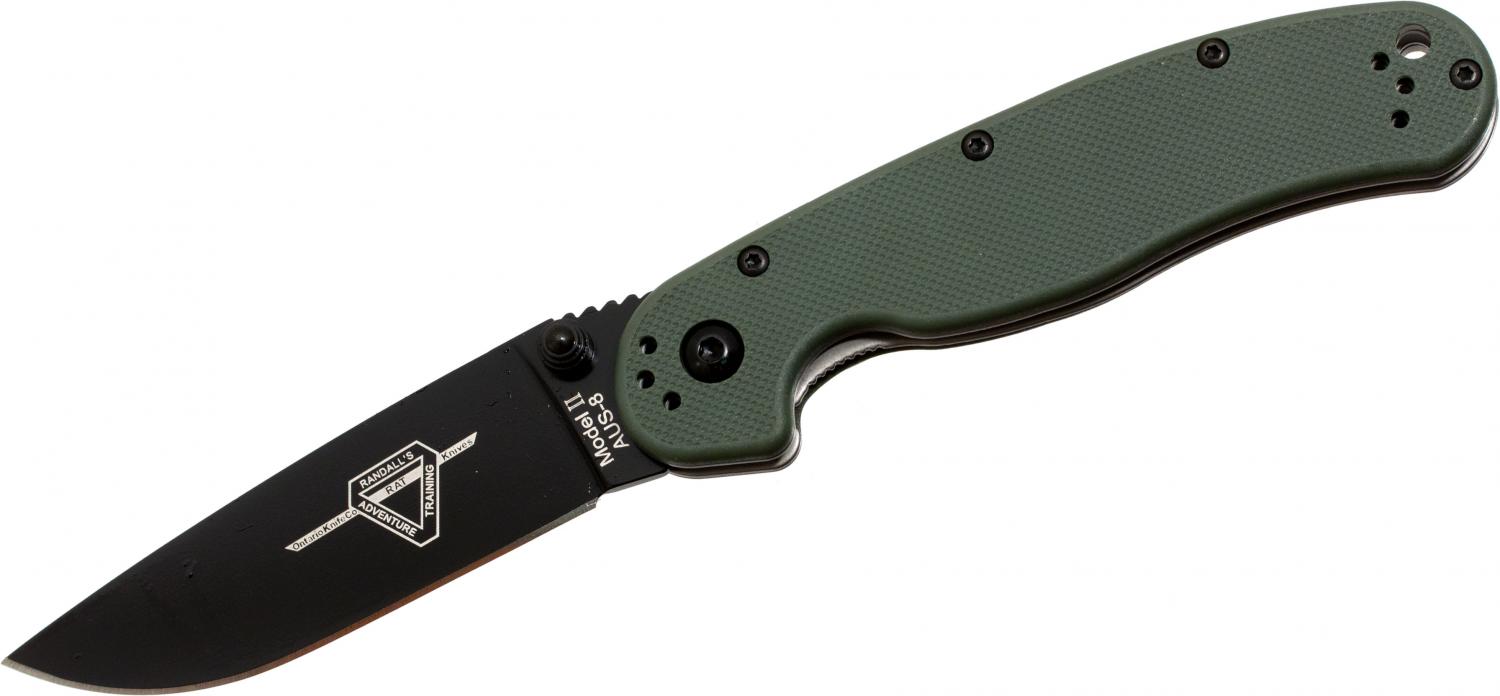 Нож Ontario 8861OD RAT-2 Green&Black