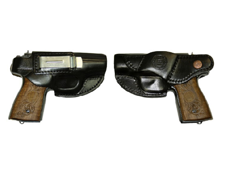 Кобура Хольстер Glock-19 модель Kz закрытая комбинированная поясная - фото 1
