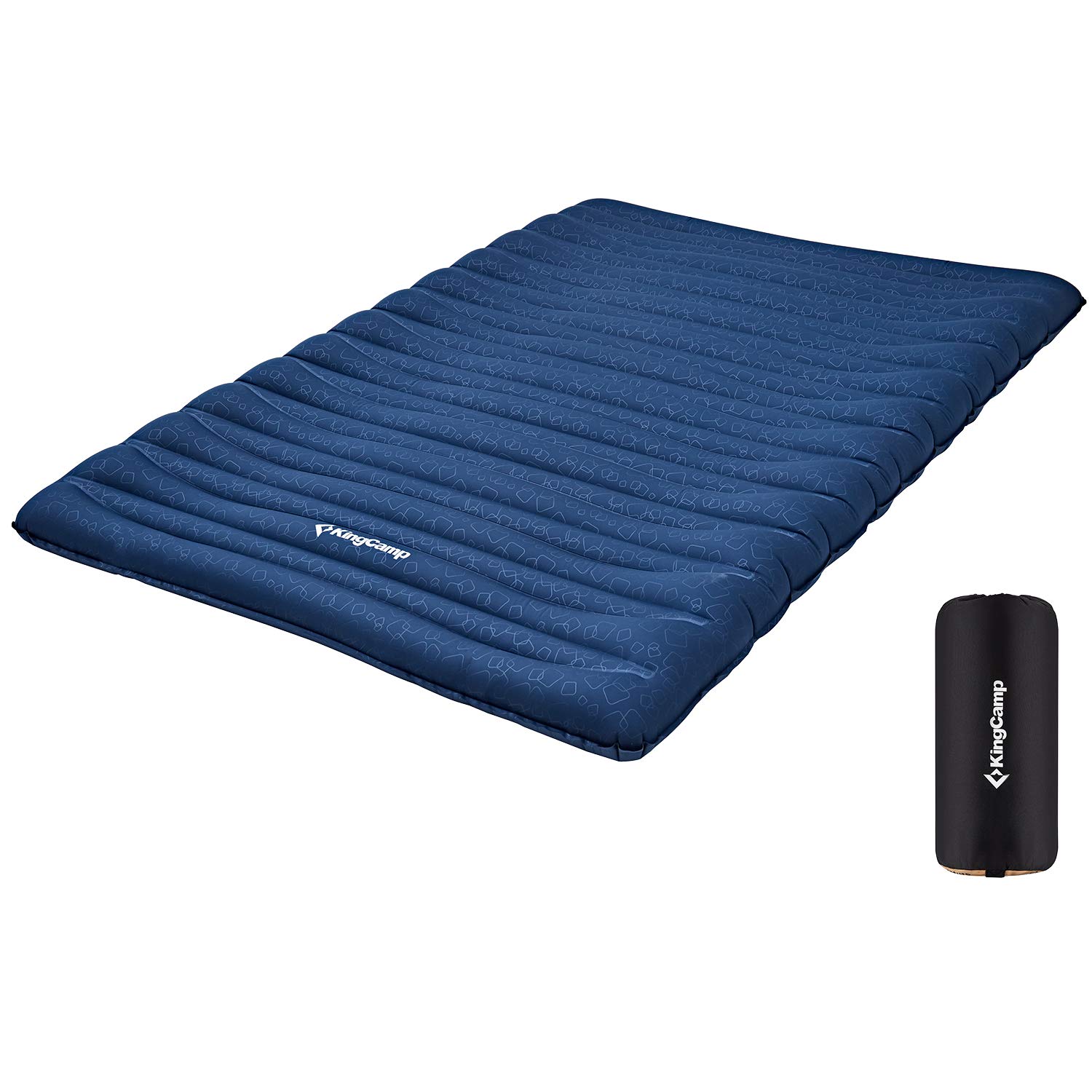 Коврик King Camp Nybory Duo 10 195х130х10 синий - фото 1