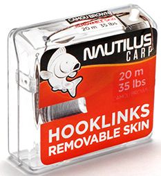Поводковый материал Nautilus Removable skin 20м 15Ib camou brown - фото 1
