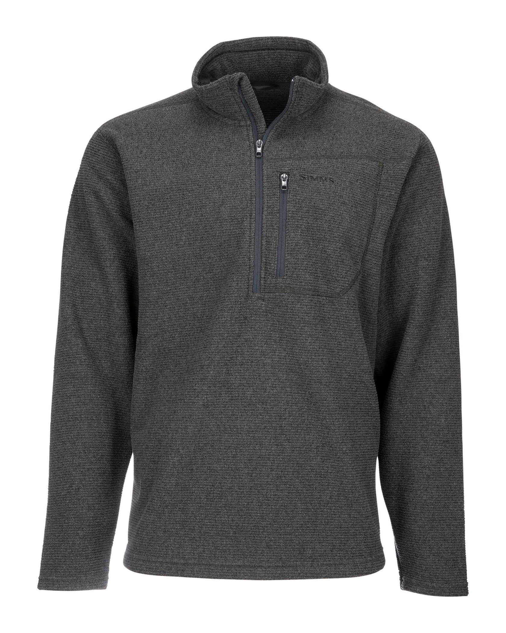 Пуловер Simms Rivershed Quarter Zip 20 Carbon  - фото 1