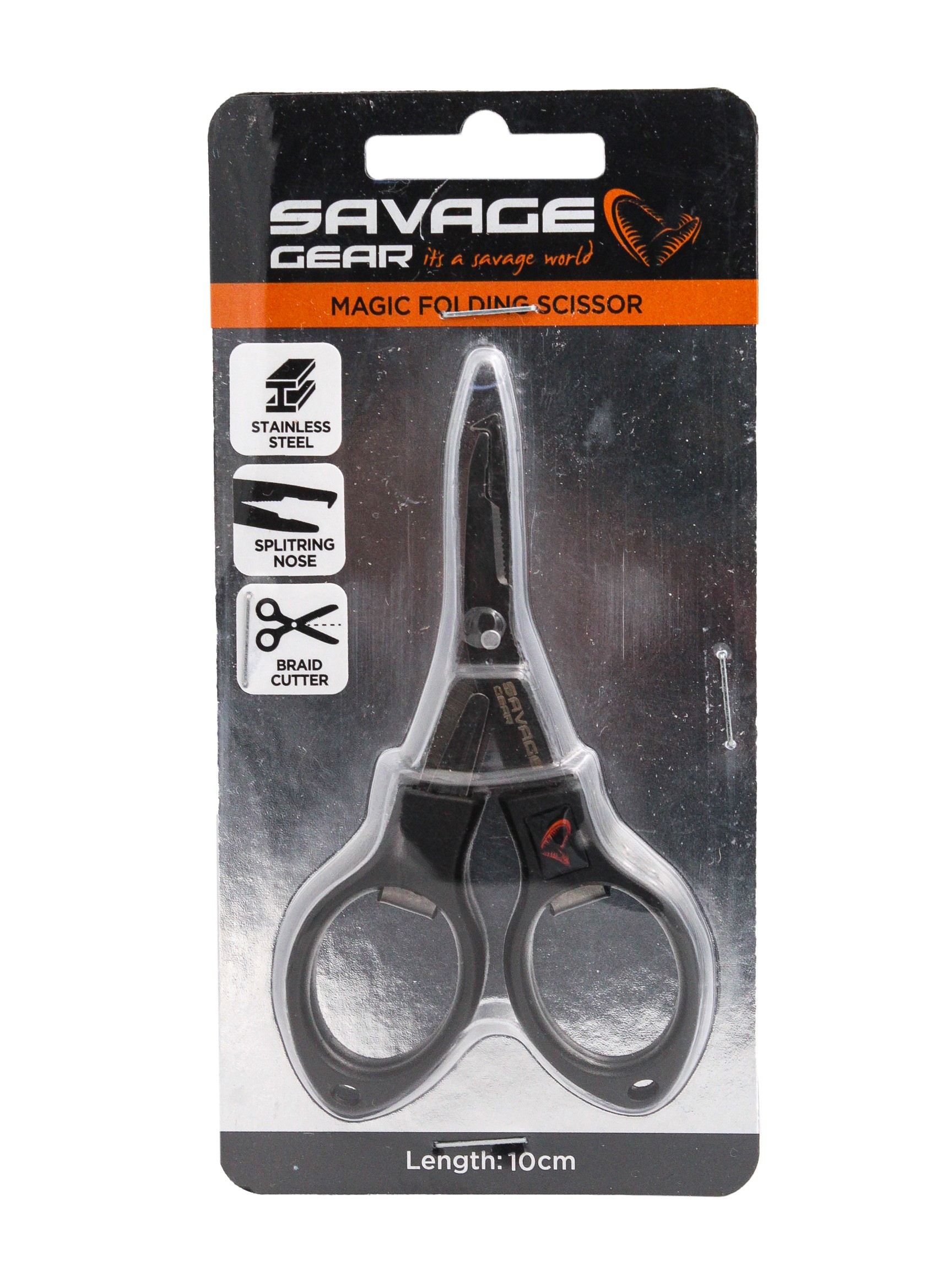 Ножницы Savage Gear Madgic folding scissors 10см - фото 1
