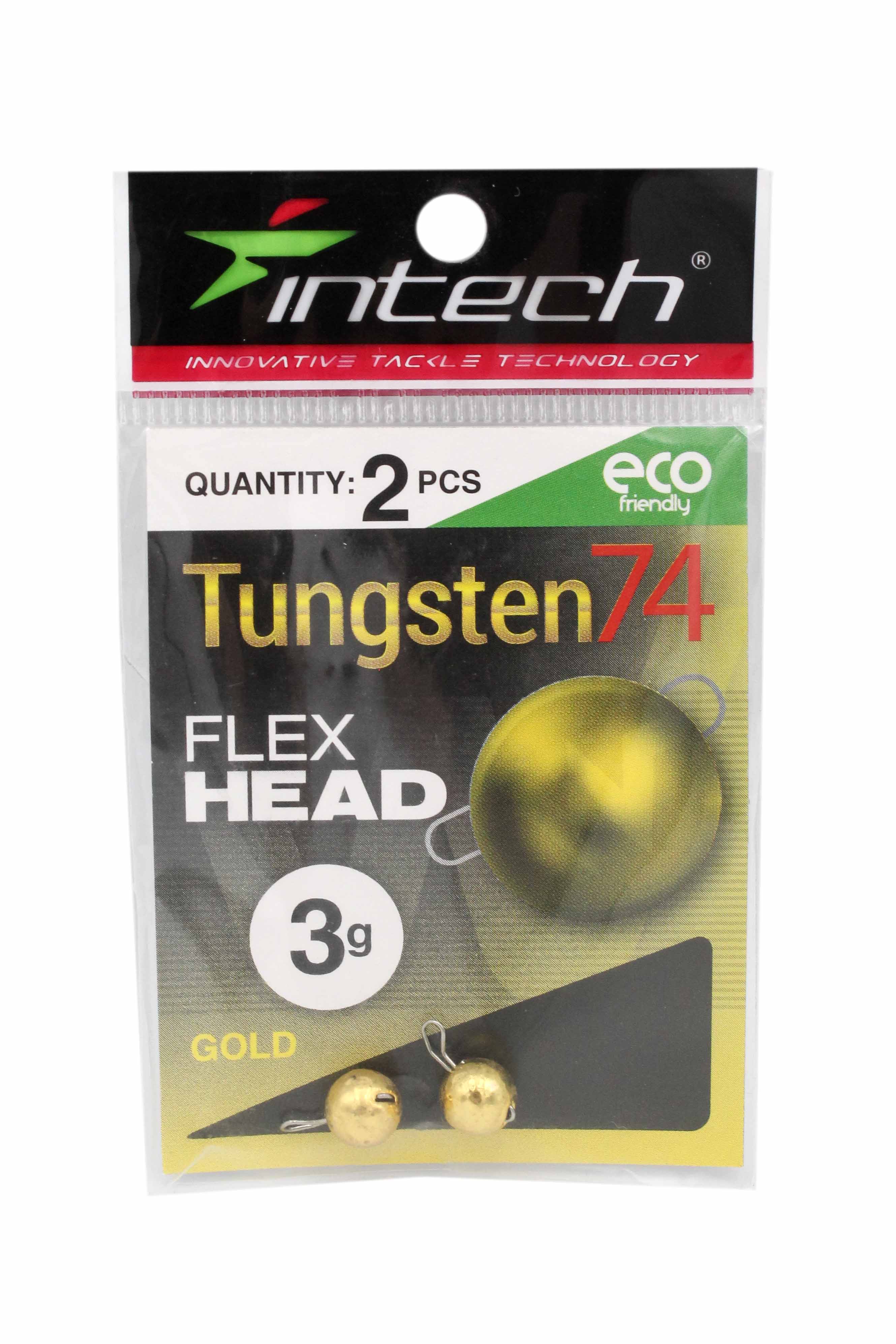 Груз Intech Tungsten 74 gold 3,0гр 2шт - фото 1
