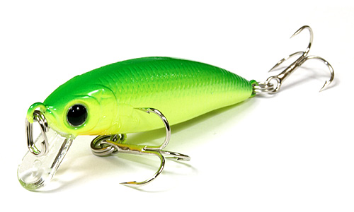 Воблер Lucky Craft Bevy minnow 45 SP 0019 lime chart - фото 1