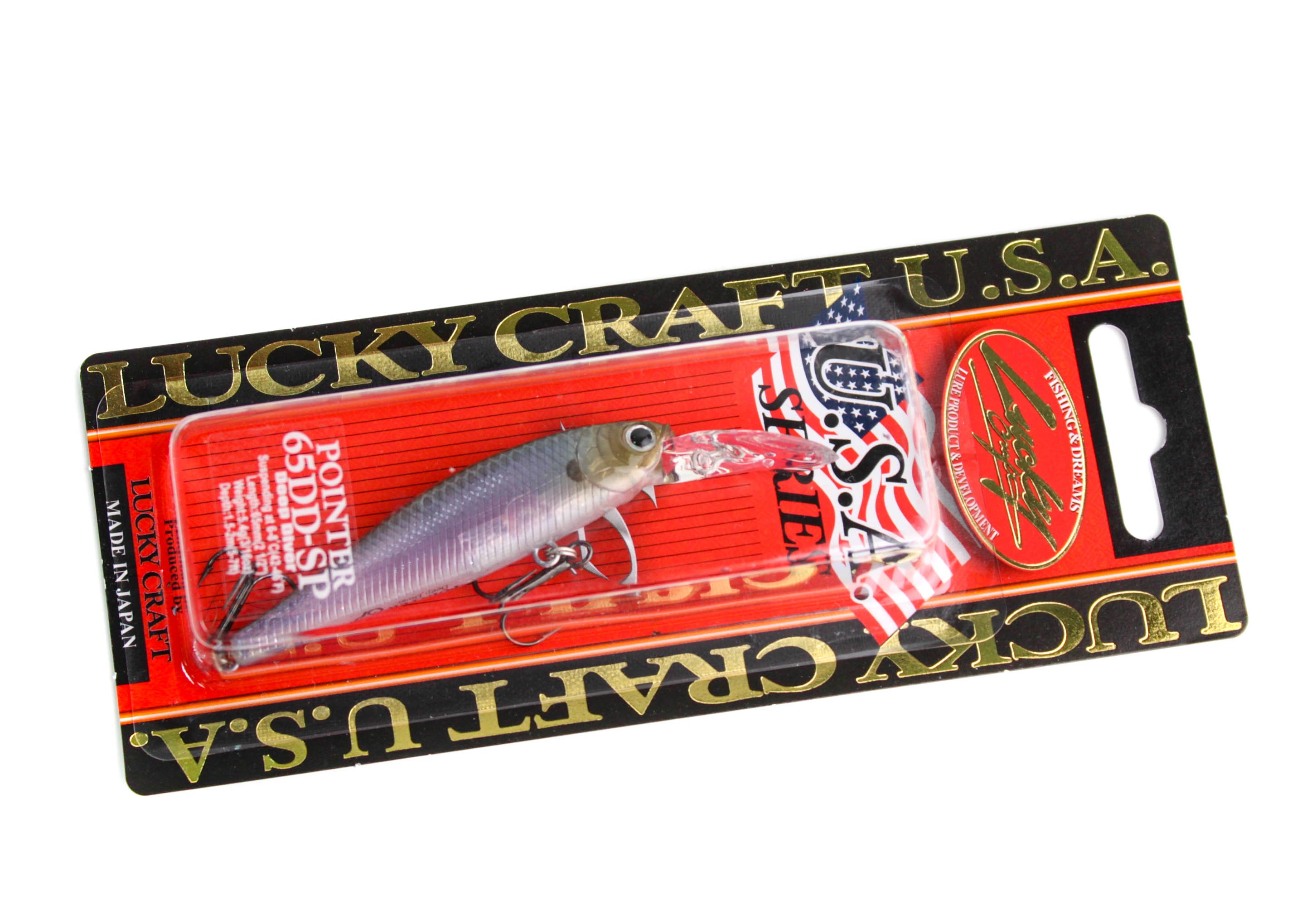 Воблер Lucky Craft Pointer 65DD SP 238 Ghost Minnow - фото 1