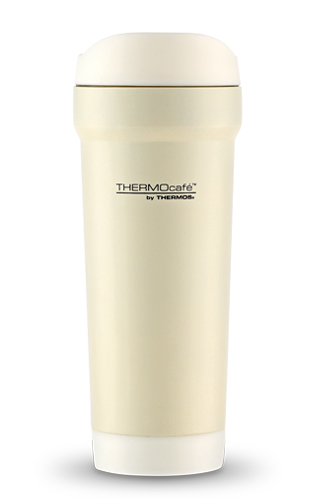 Термокружка Thermos Thermocafe by brilliant 0,45л слоновая кость - фото 1