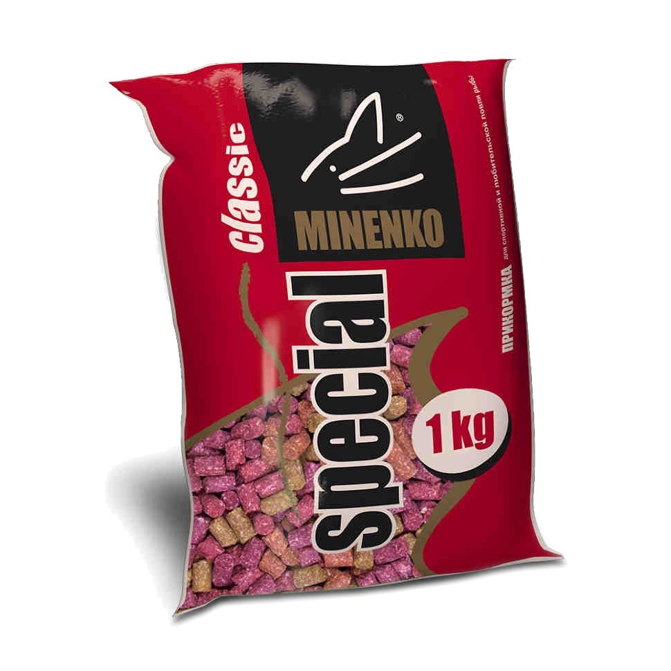 Пеллетс MINENKO Magic/special carp Fruit mix 10мм 1кг - фото 1