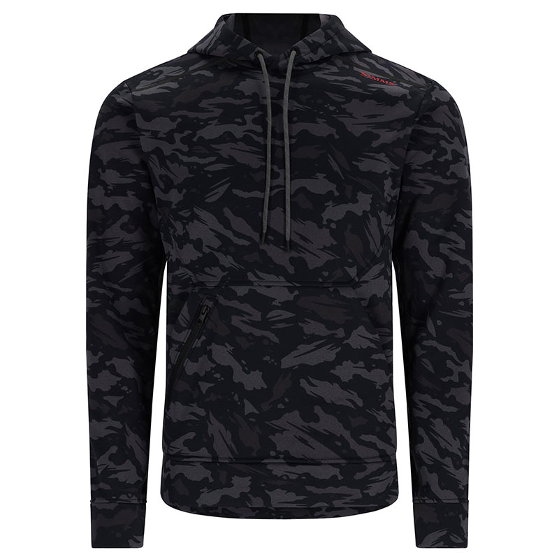 Толстовка Simms CX Hoody Ghost Camo Black  - фото 1