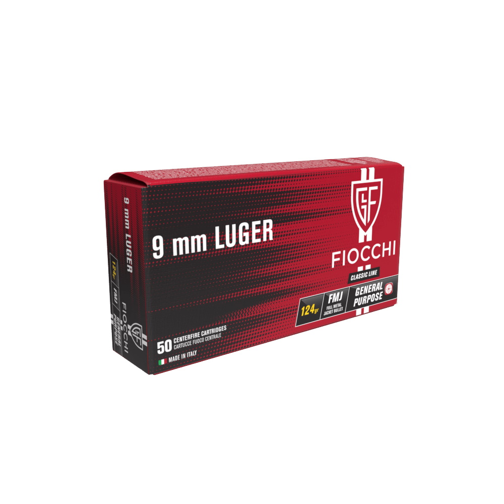 Патрон 9х19 Luger Fiocchi  FMJ 7,97 - фото 1