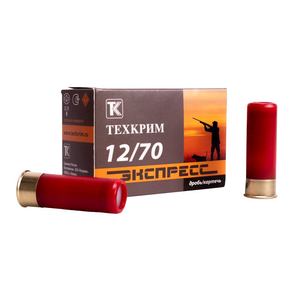 Патрон 12x70 Техкрим 00 Экспресс - фото 1