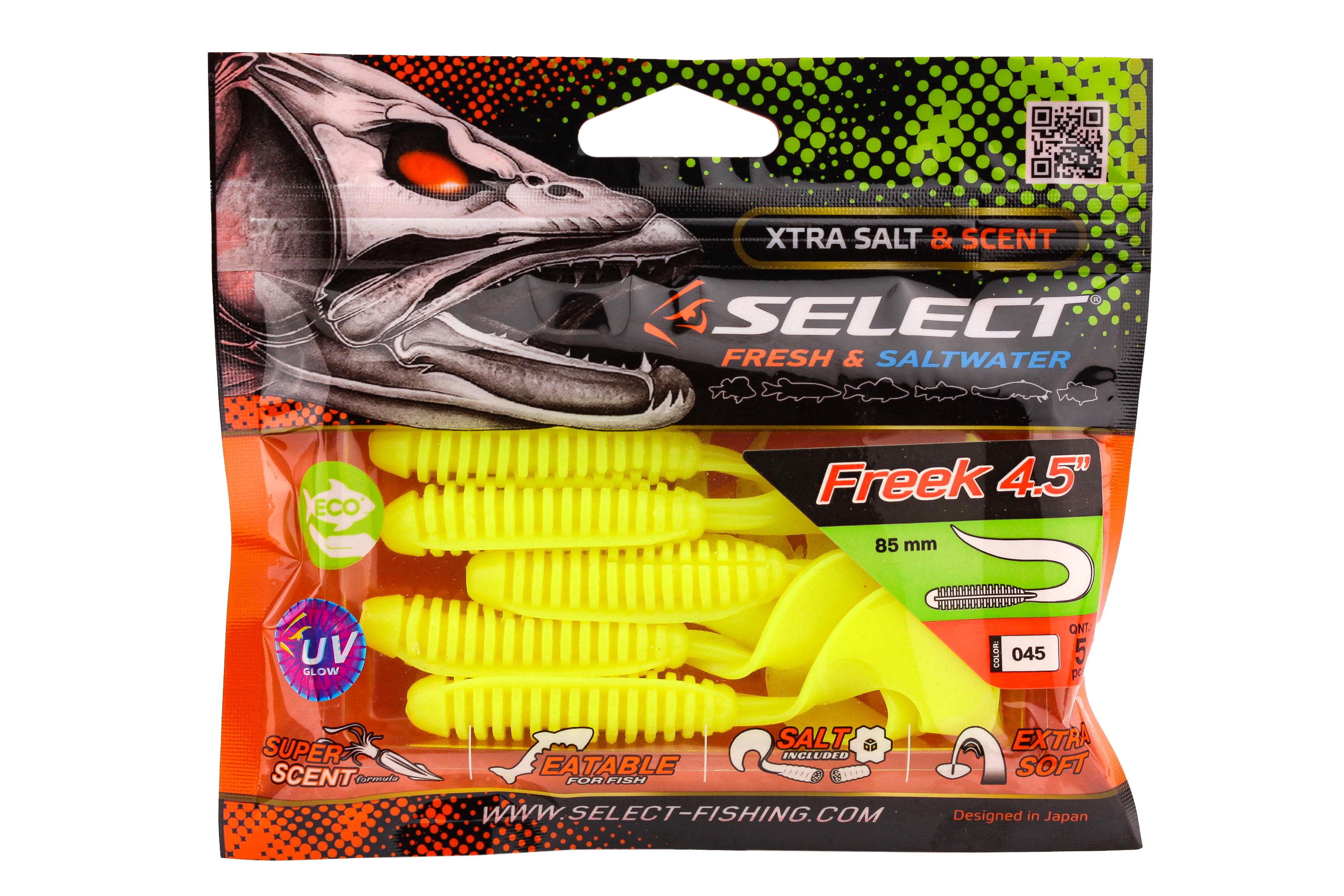 Приманка Select Freek 4.5" 045 уп 5шт - фото 1