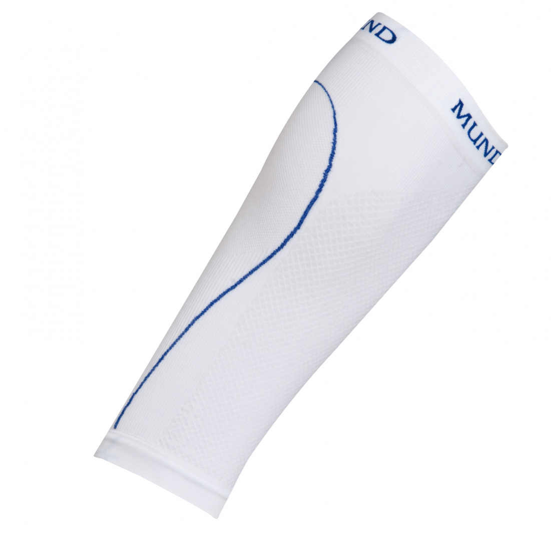 Гетры Mund Compression 340 11 белый S 30-34см - фото 1
