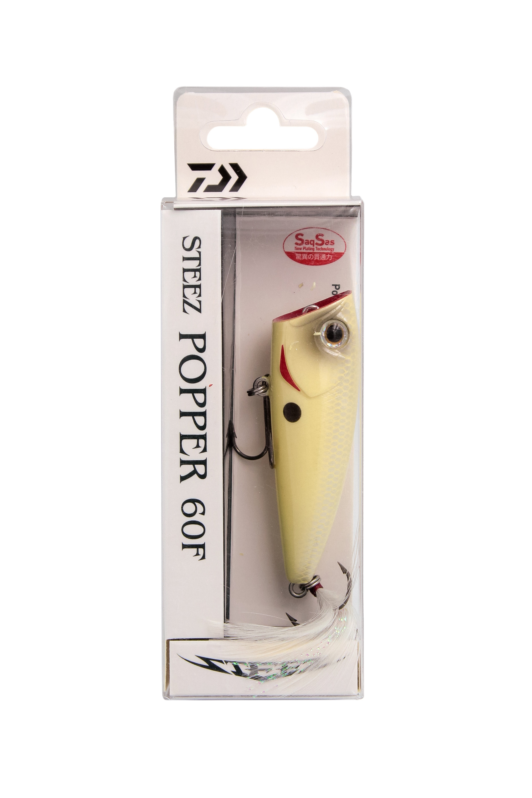 Воблер Daiwa Steez popper 60F bone - фото 1