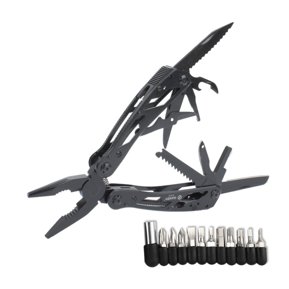 Мультитул Ganzo G202-B 21 в 1 черный - фото 1