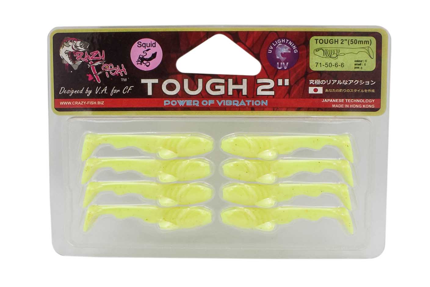 Приманка Crazy Fish Tough 2'' 71-50-6-6