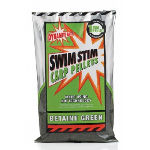 Пелетс Dynamite Baits Swim Stim Green 6 мм 500гр - фото 1