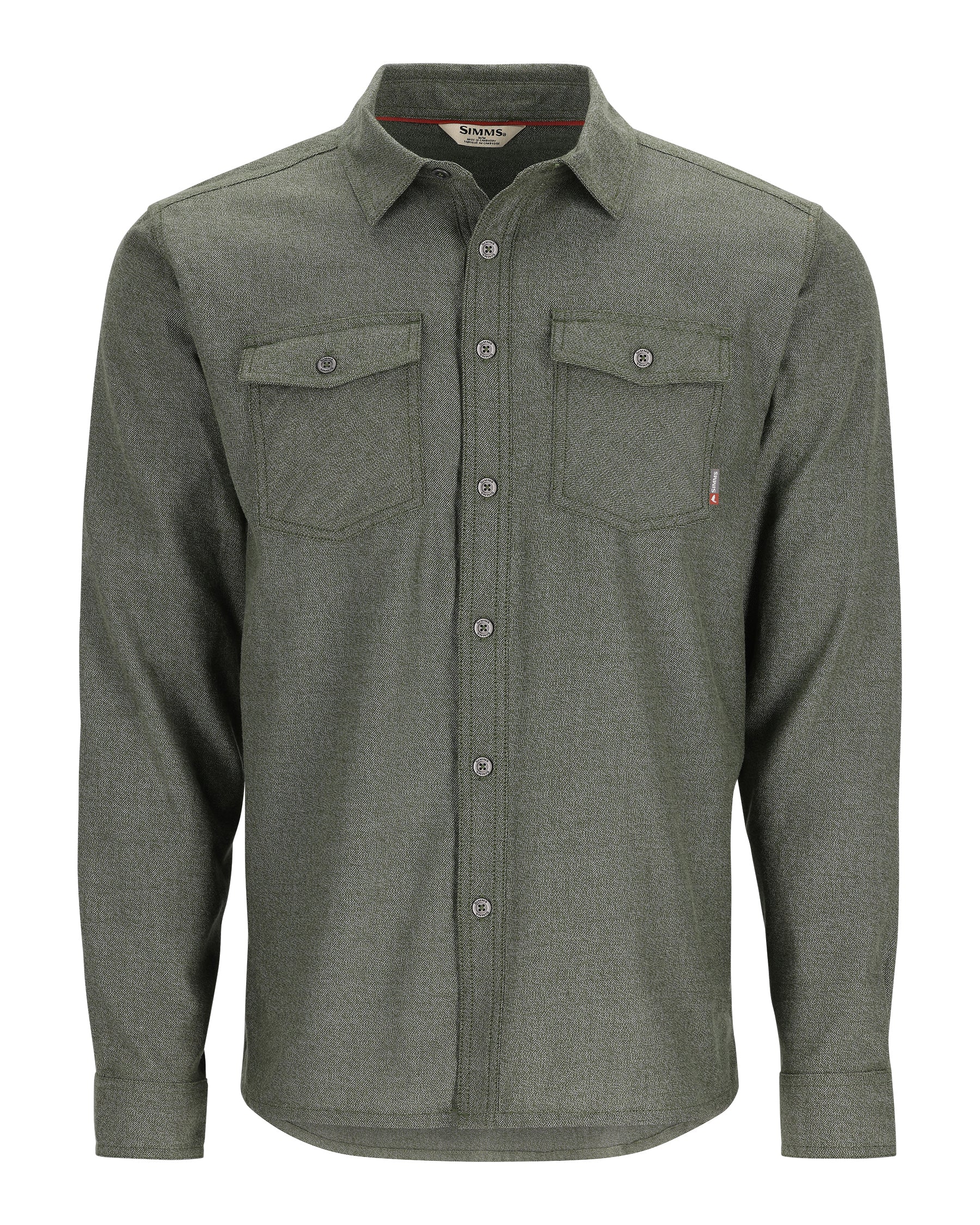 Рубашка Simms Shoal Flannel Riffle Green  - фото 1