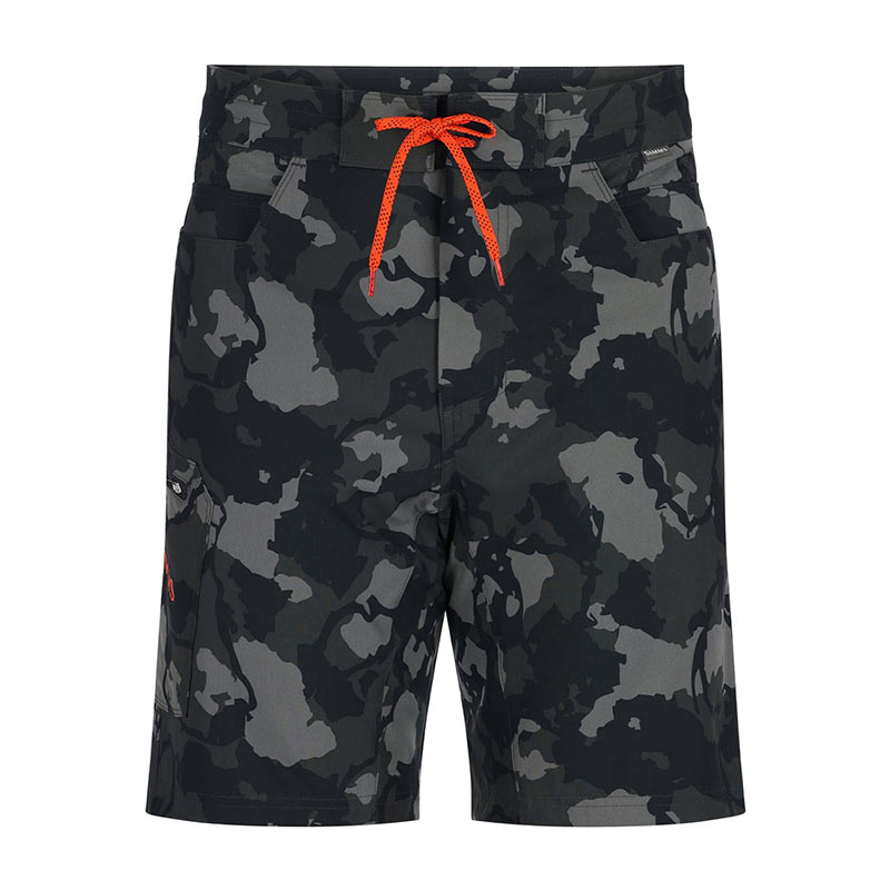 Шорты Simms Seamount Board Regiment Camo Carbon 30W  - фото 1