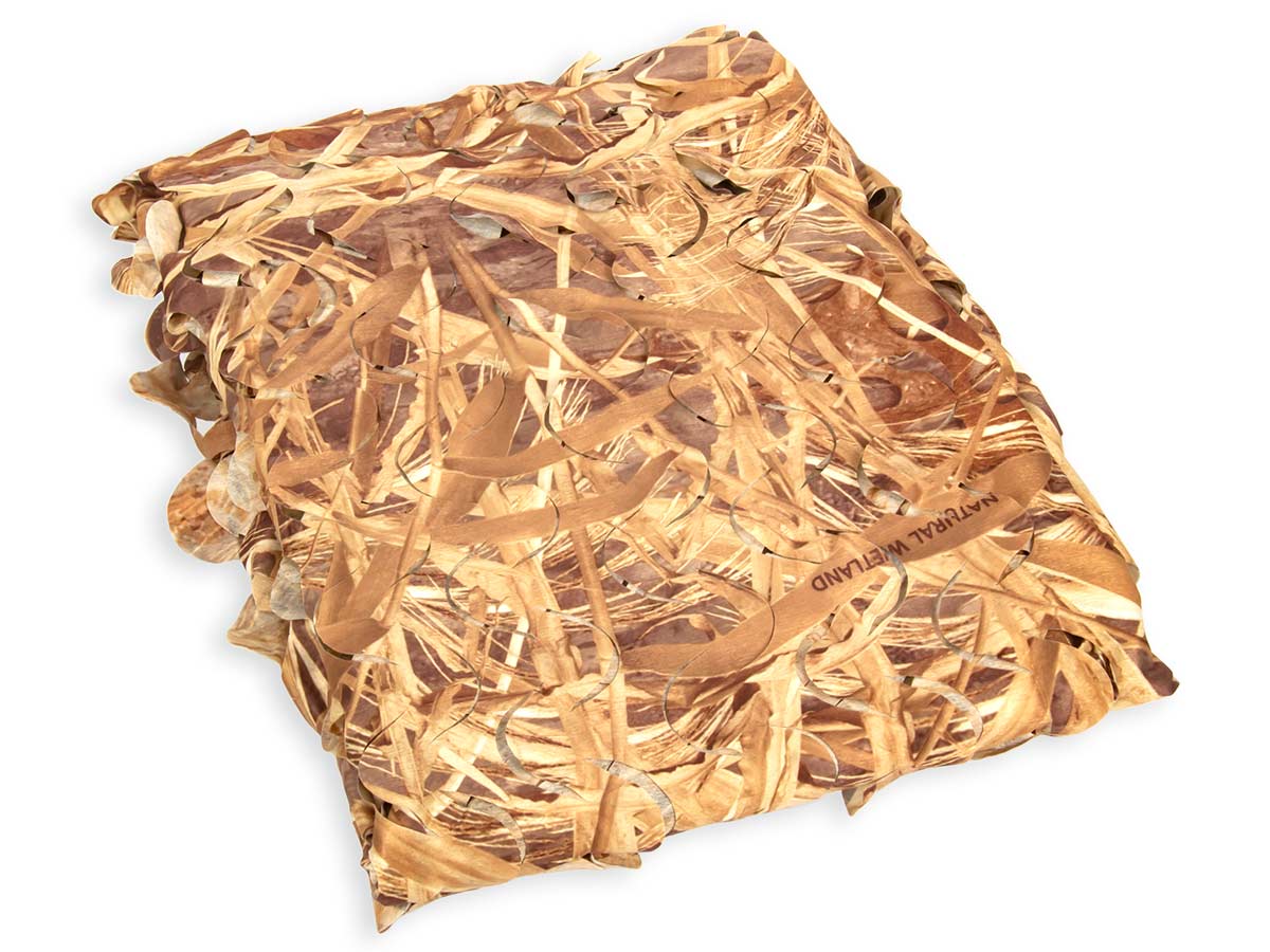 Сеть маскировочная ShotTime 1,4x3,6м нетканая бесшумная кмф камыш светлый - фото 1