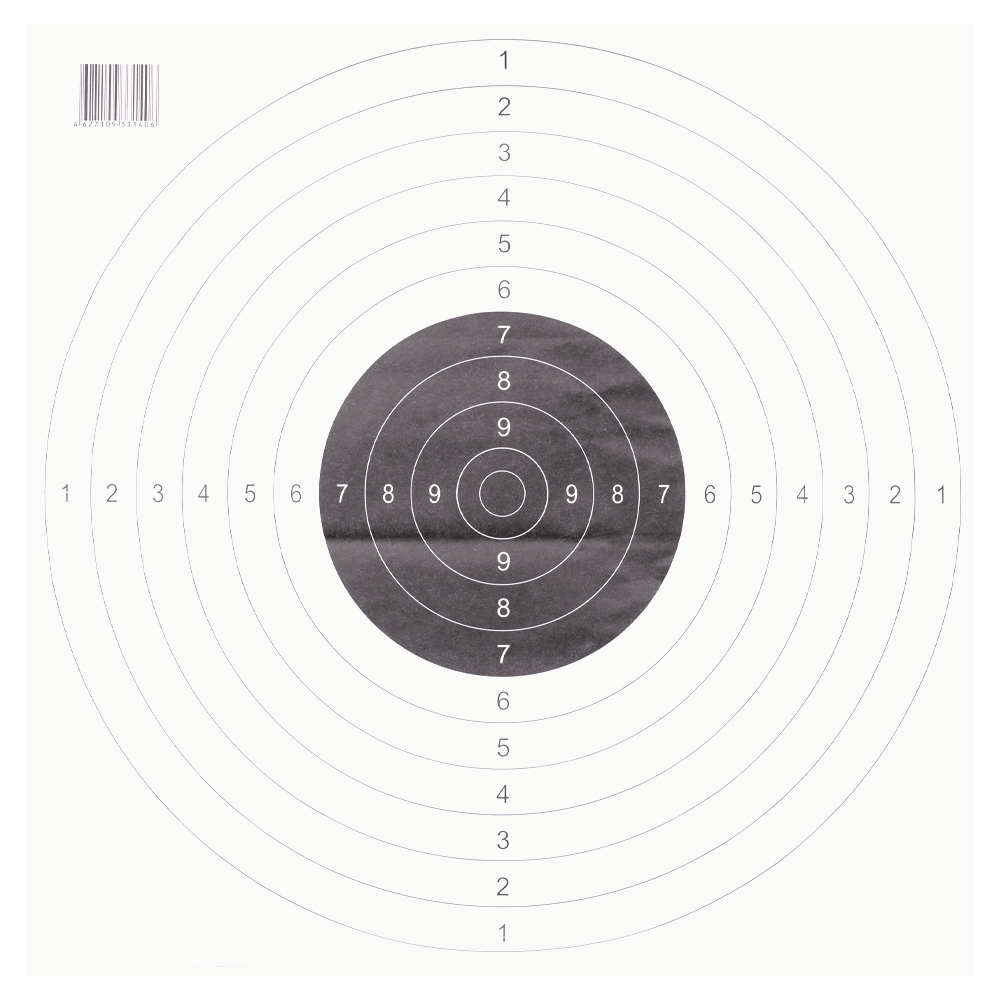 Мишень Remington №4 спортивная 500х500 черная 1/500 - фото 1