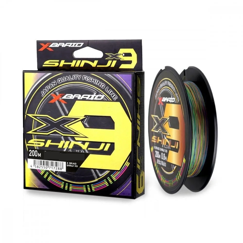 Шнур YGK X-Braid Shinji X9 2,0/40,7lb 200м - фото 1