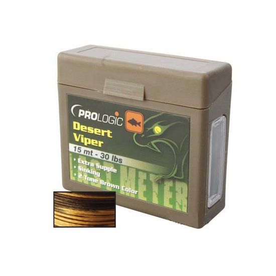 Поводковый материал Prologic Desert viper 15м 15lbs slow sinking - фото 1