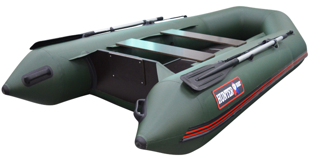 Лодка Хантер 320 ЛК зеленый - фото 1