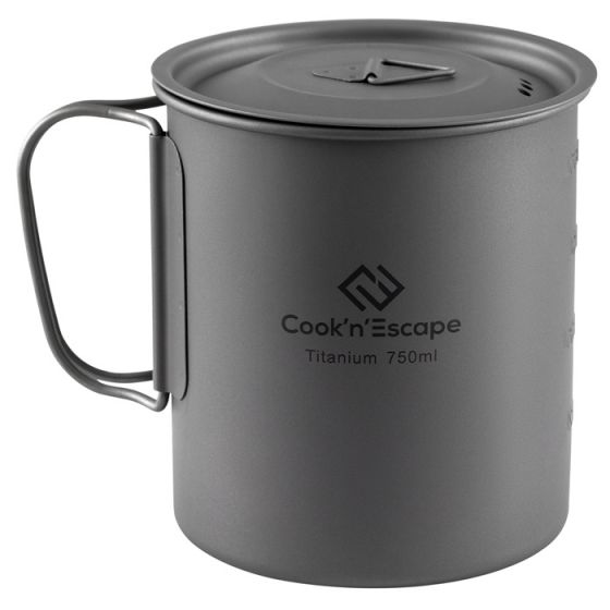 Кастрюля Cook'N'Escape Titanium с крышкой 750мл - фото 1