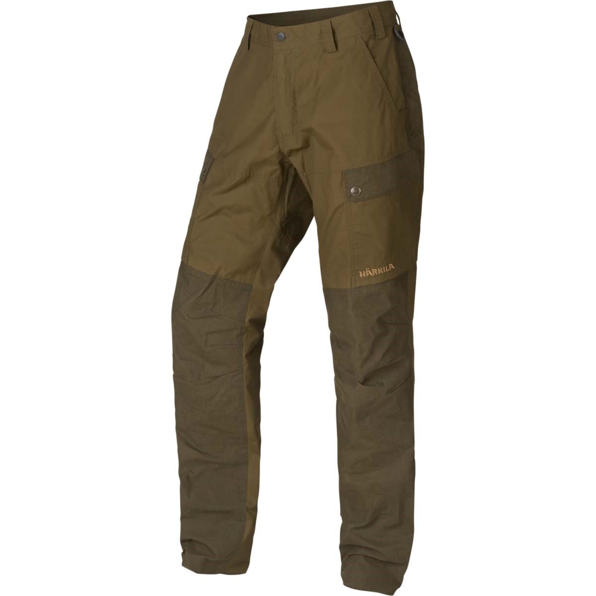 Брюки Harkila Asmund dark olive/willow green - фото 1