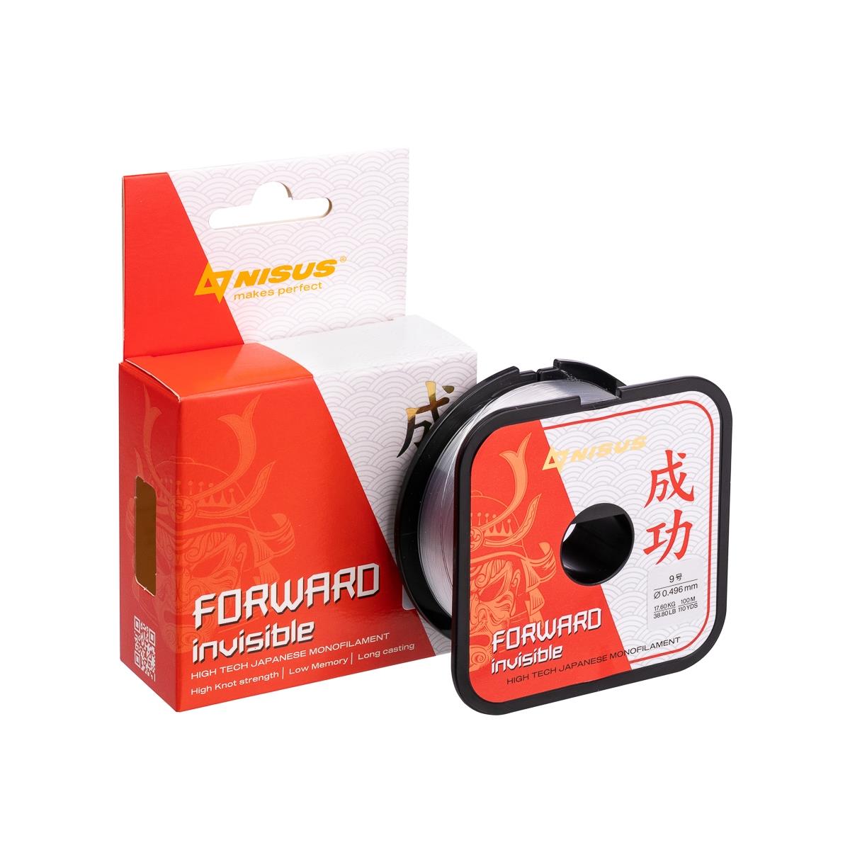 МП Леска FORWARD Invisible 0,496mm/100m Nylon (N-FI-0496-100) Nisus - фото 1