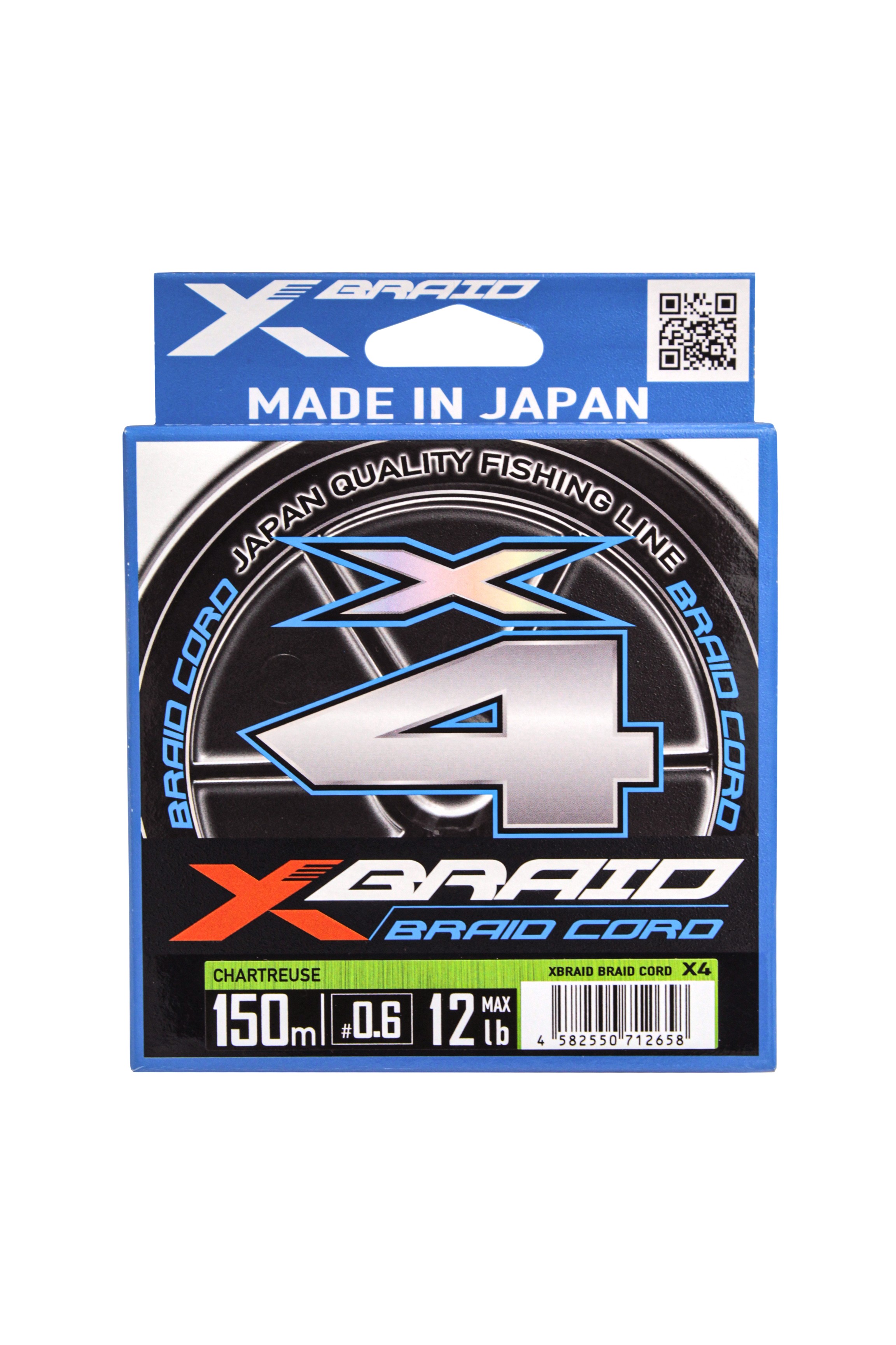 Шнур YGK X-Braid Cord X4 150м PE 0,6 - фото 1