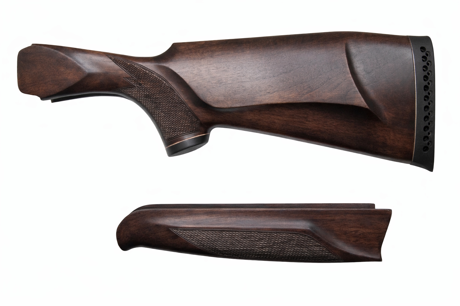 Приклад+цевье Левша ИЖ-27 Монте-Карло стар.образца 16к орех - фото 1