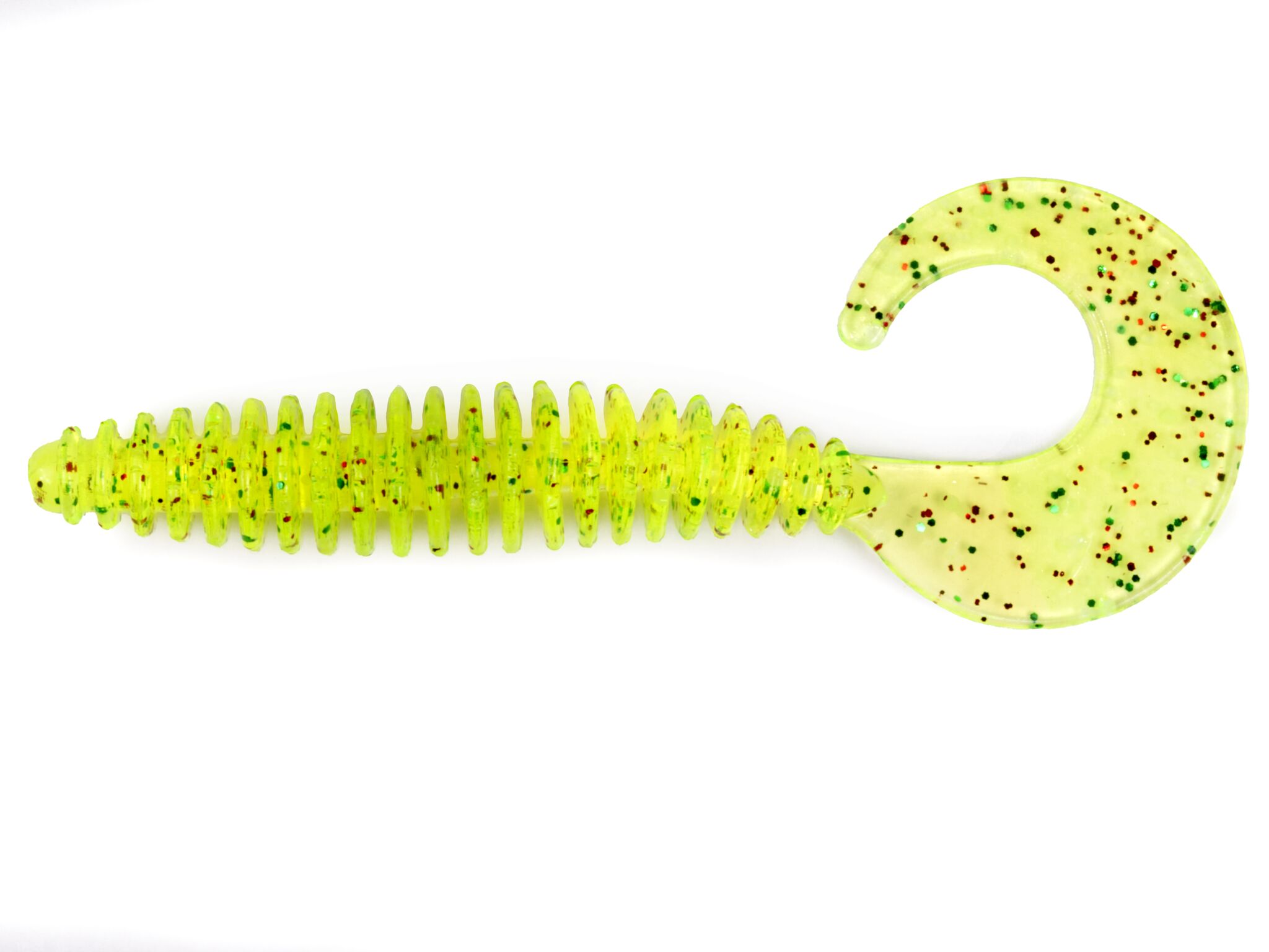 Приманка Lucky John твистер Pro Series ultraworm curly 2,0in 05.00 S15 9шт - фото 1