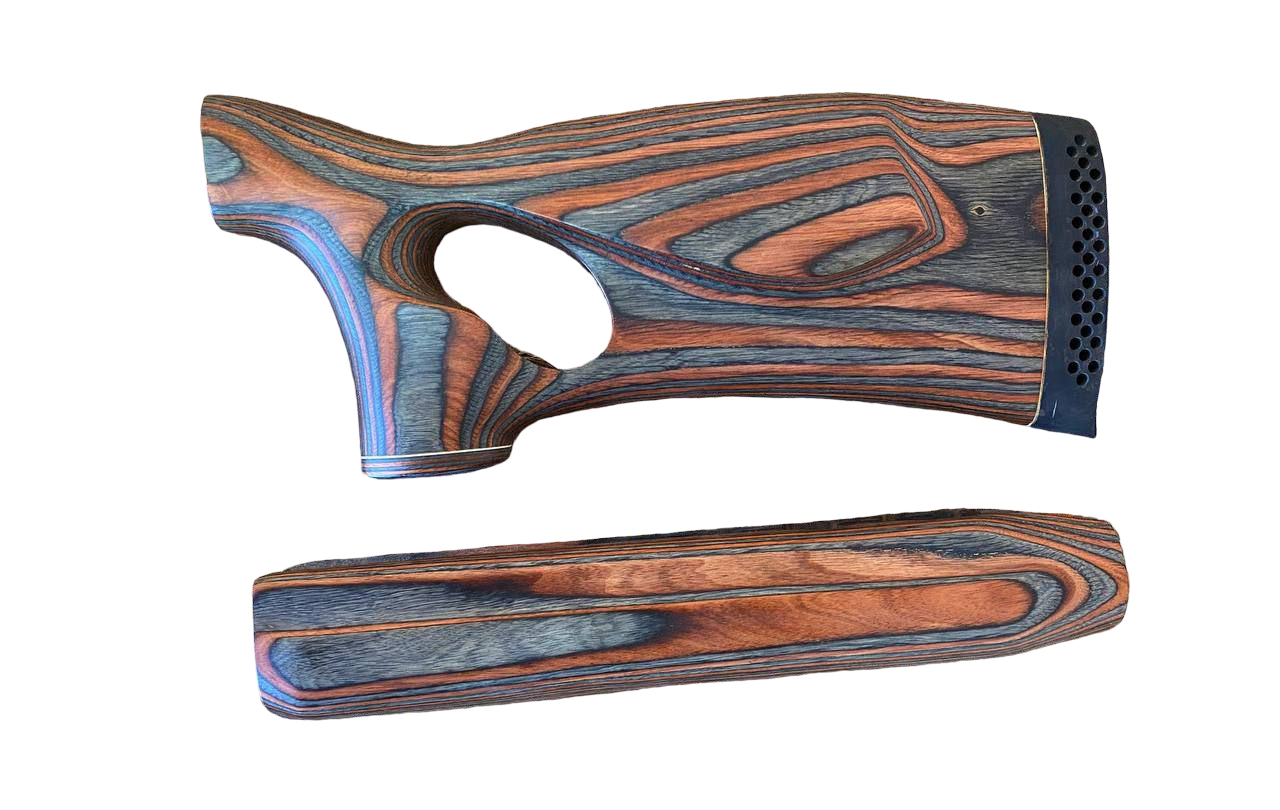 Приклад+цевье Левша МР-153 МК ортопед ламинат - фото 1