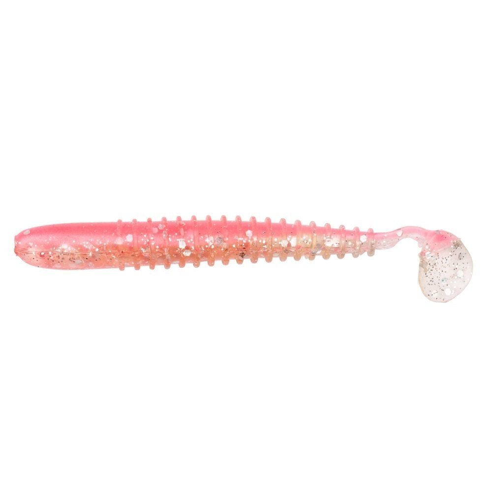 Приманка Berkley URBN T-Tail Soft Fluo Pink 6,5см - фото 1
