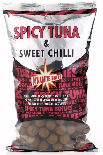 Бойлы Dynamite Baits Spicy tuna 15мм 1кг - фото 1